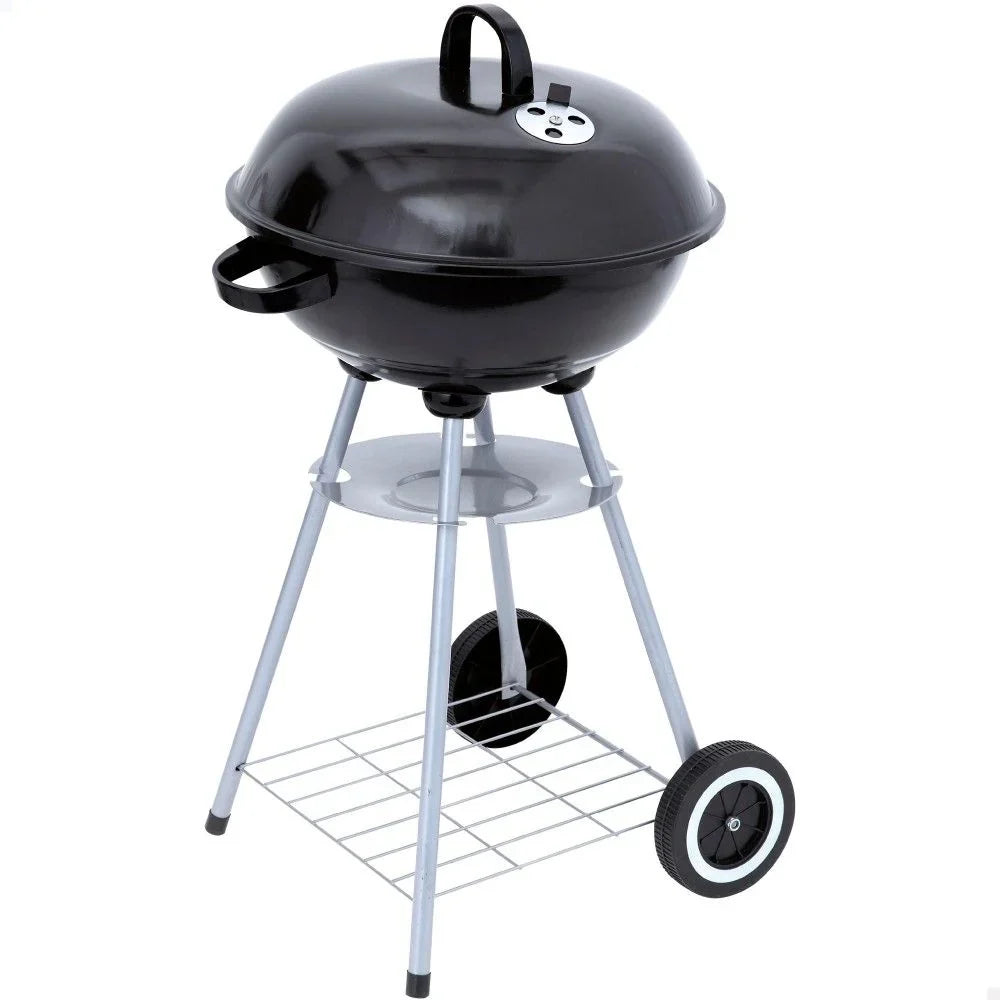 Okrągły grill węglowy Aktive z pokrywą