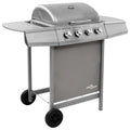 Grill gazowy 4-palnikowy srebrny Vidaxl