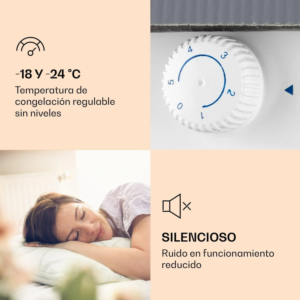 Klarstein Congelador pionowy No Frost 33 l, przenośny do domu i biura, niskie zużycie energii z półką i skrobaczką, podblatowy
