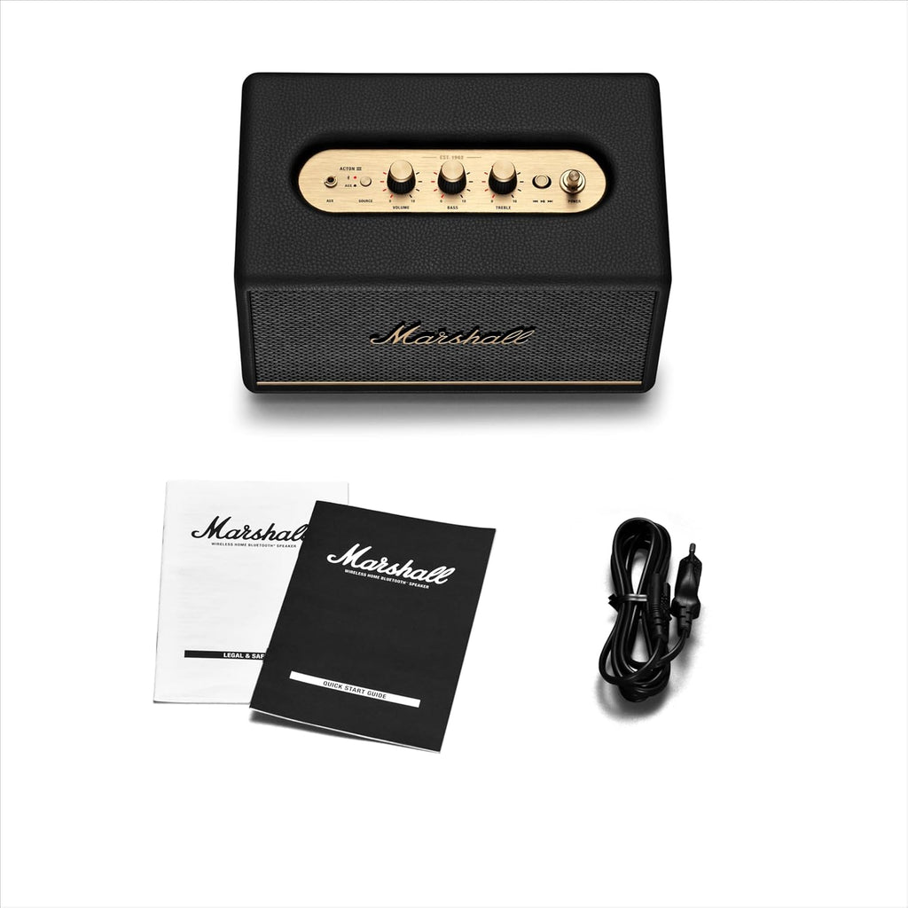 Marshall Acton Iii 1006005 Głośnik Bluetooth, Beżowy, 24,7 x 412 x 27,6 cm