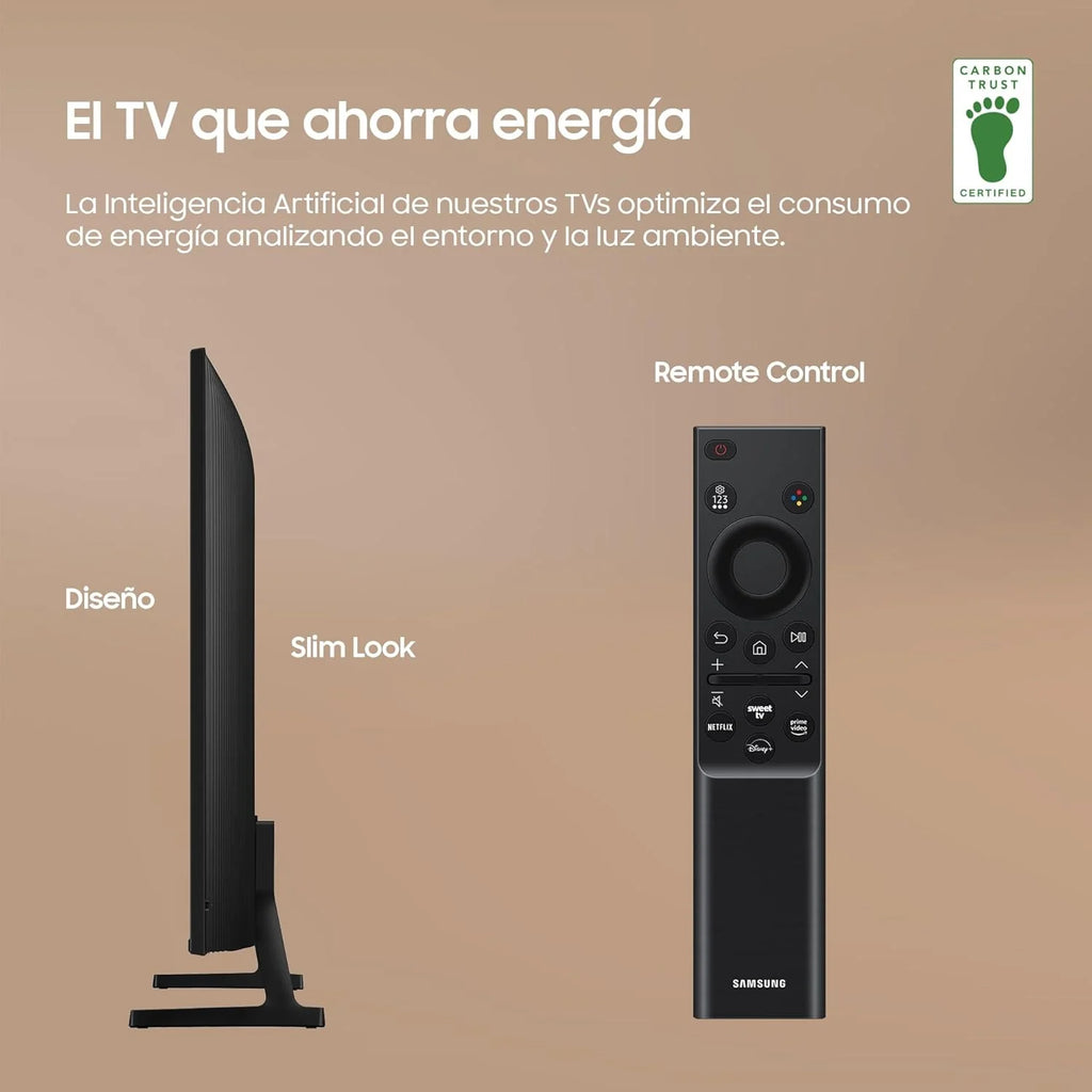 Telewizor Crystal UHD 2024 50DU7105 Smart TV 50" Crystal UHD z Czystymi Kolorami PurColor, Najlepszy Smart TV, Wszystkie Głośniki Naraz z Q-Symphony i sterowanie domem dzięki SmartThings