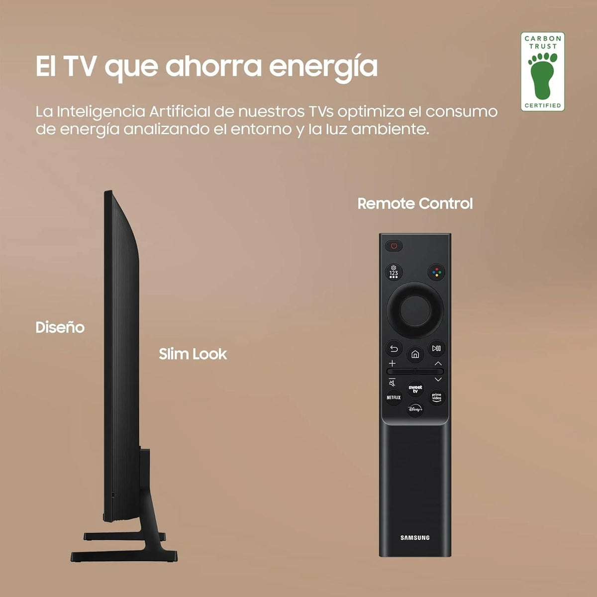 Telewizor Crystal UHD 2024 50DU7105 Smart TV 50" Crystal UHD z Czystymi Kolorami PurColor, Najlepszy Smart TV, Wszystkie Głośniki Naraz z Q-Symphony i sterowanie domem dzięki SmartThings