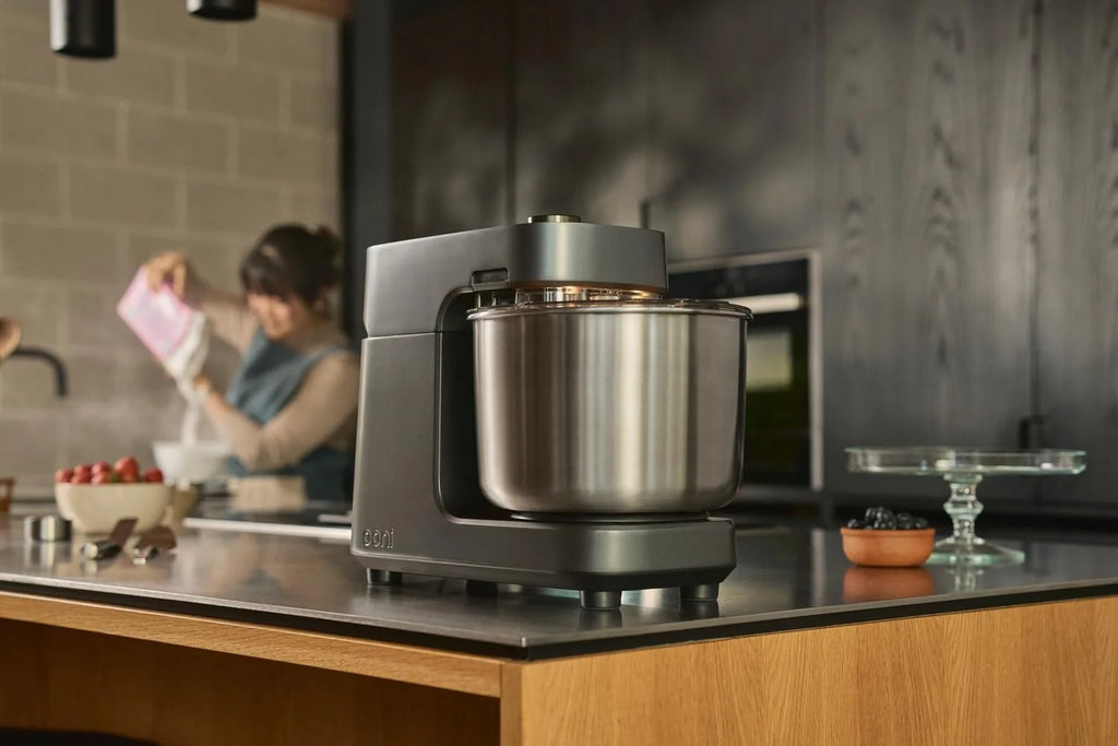 Ooni Halo Pro Profesjonalny Mikser Spiralny do Ciasta 7,3L z Akcesoriami, 58 Prędkości – Idealny do Chleba i Pizzy – Szary Antracyt