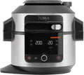 Ninja Foodi MAX Multi Cooker ze Smart pokrywką, 7,5 l, 14 funkcji gotowania, frytkownica beztłuszczowa, szybkowar, wolnowar, grill i więcej, zawiera sondę, ze stali nierdzewnej, OL750EU