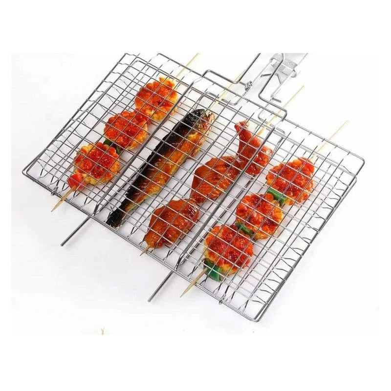 Ruszt Do Grillowania Jedzenia Grill 51x34x22cm