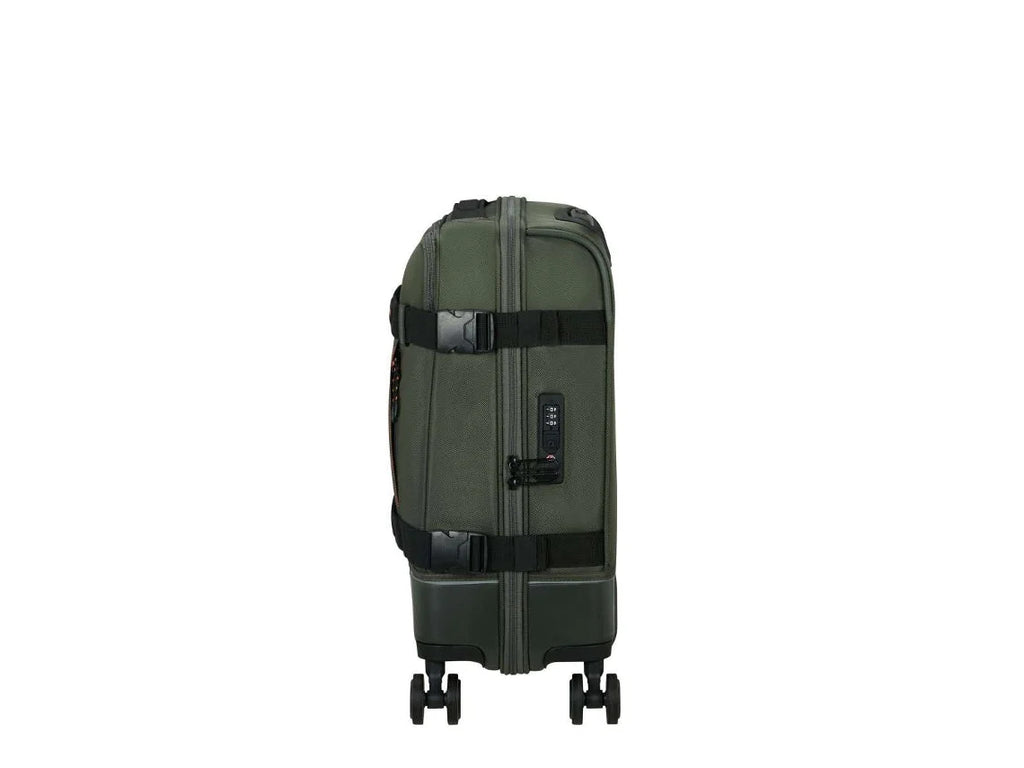 Walizka Kabinowa American Tourister Pista 55cm, 4 Kółka, Ciemny Khaki, 41.5 l
