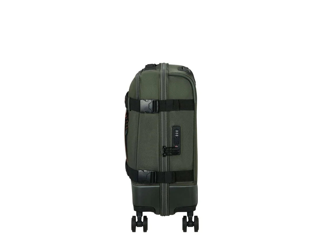 Walizka Kabinowa American Tourister Pista 55cm, 4 Kółka, Ciemny Khaki, 41.5 l