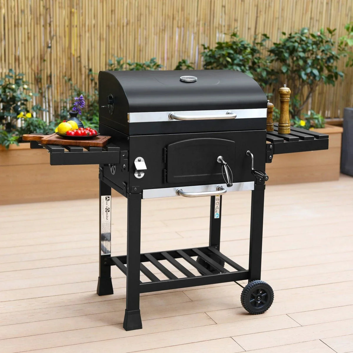 Grill węglowy Bernard, Popielnik, Nawiewniki,