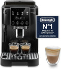 De'Longhi Magnifica S – ekspres automatyczny Perfetto, manualny spieniacz do mleka, espresso i cappuccino, panel sterowania z przyciskami, czarny (ECAM11.112.B)