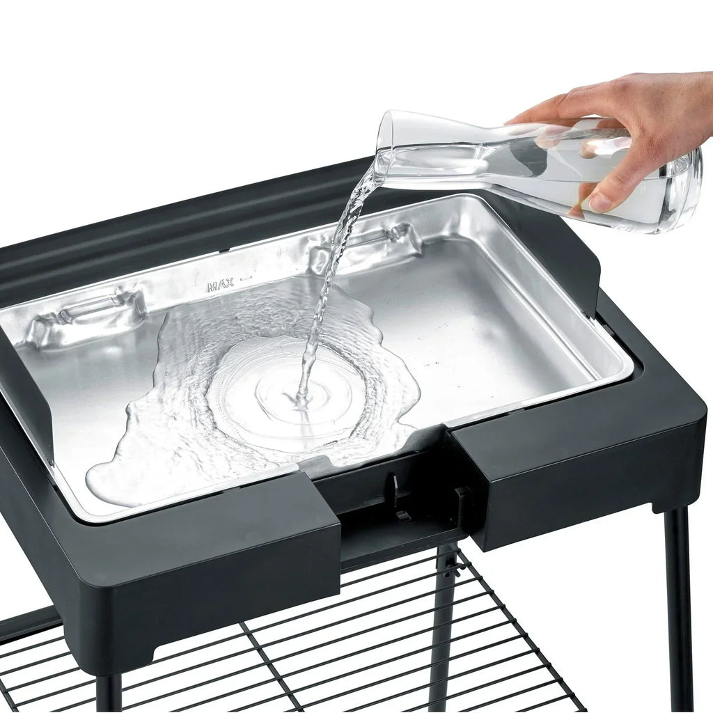 Grill z nóżkami i ryflowaną płytą grillową 2200 W PG 8568 Severin