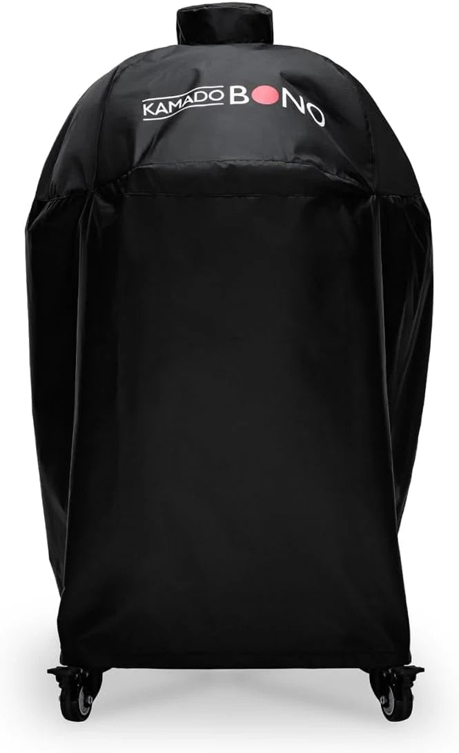 Kamado BONO BBQ - Wielki grill XXL z 10 akcesoriami - Ø 59 cm Kamado Grill z Akcesoriami - Czerwony grill wędzarniczy na taras, balkon lub do ogrodu