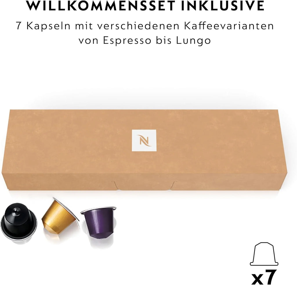 DeLonghi Nespresso Citiz EN267.WAE Ekspres do kawy na kapsułki, specjalny system ekstrakcji, 1710 W, 1 L, tworzywo sztuczne, biały