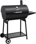 2026 Royal Gourmet CC1830 30-calowy grill węglowy ze składanym stołem bocznym, czarny grill ogrodowy z rusztem o powierzchni 627 cali kwadratowych, idealny na taras, do ogrodu i na przyjęcia