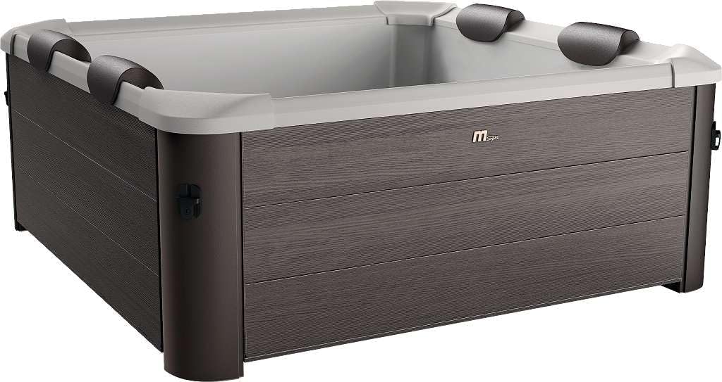 MSPA Tribeca na 6 osób, 160 x 160 x 65 cm, 120 dysz masujących w 3 intensywnościach, dezynfekcja UVC i ozonem, do użytku przez cały rok, na zewnątrz i wewnątrz, wytrzymałe 6-warstwowe PVC,