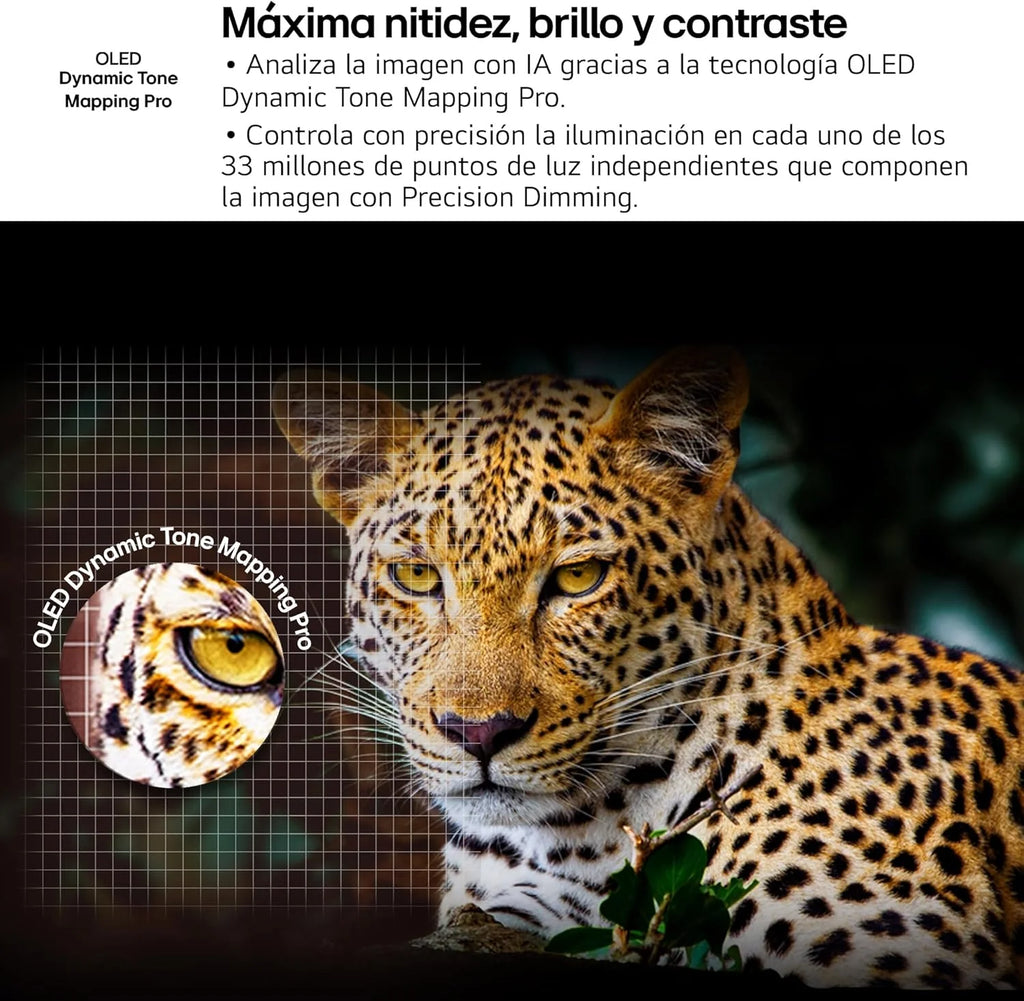 OLED48C54LA - Telewizor 48", OLED EVO 4K, Smart TV AI C5, WebOS 25, Super Upscaling, Dolby Vision i Dolby Atmos, AMD FreeSync, Alexa/Asystent Google, Czarny
