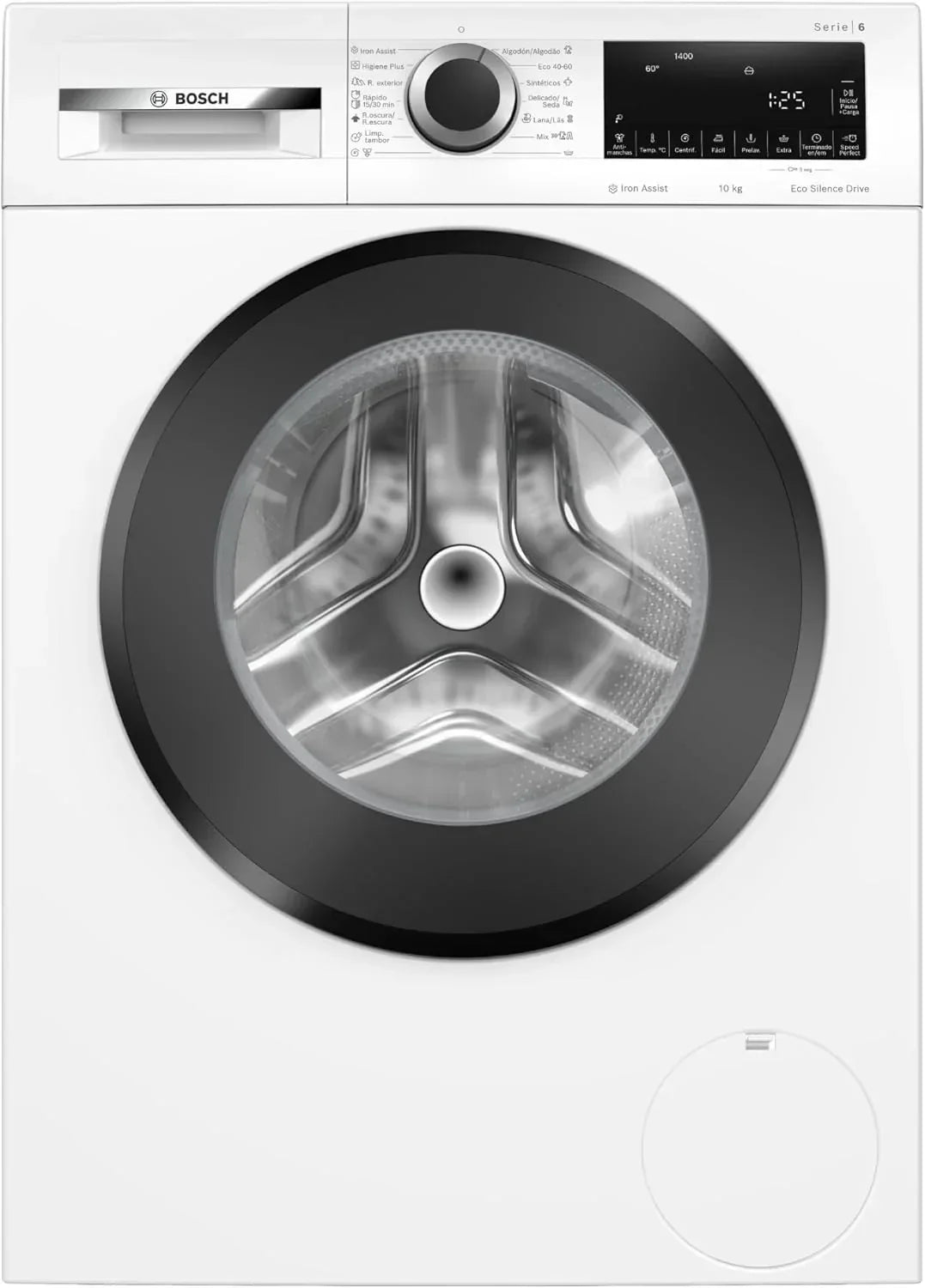 Bosch - Pralka ładowana od frontu, 10 kg, Iron Assist, Pause + Load, Anti-Stain, Biała, WGG254Z5ES, 10 kg, Pralka ładowana od przodu, Dozowanie manualne