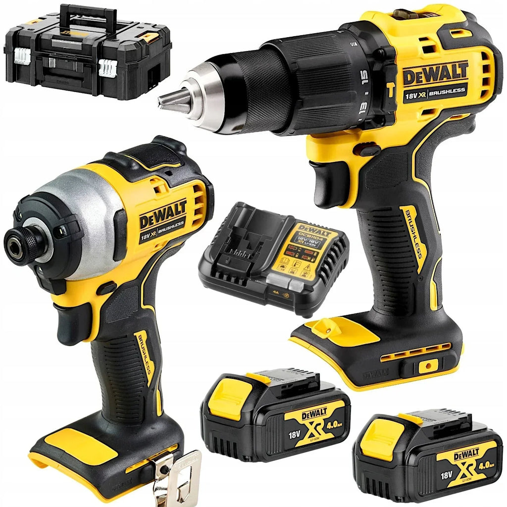 Zestaw wkrętarka DCD709 + zakrętarka DCF809 18V 2x 4.0Ah DeWALT DCK2062M2T