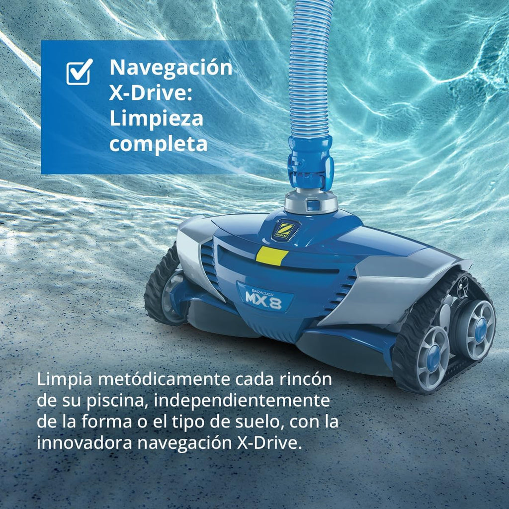 Hydrauliczny robot czyszczący basen Zodiac MX8 do basenów wpuszczanych o wymiarach do 12 x 6 m