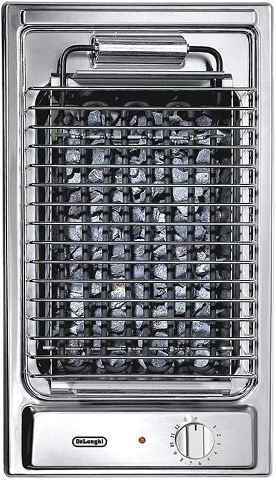 DeLonghi BQI 13-1 - Grill (2400 W, Grill, Elektryczny, Stół, Ruszt, Stal nierdzewna)