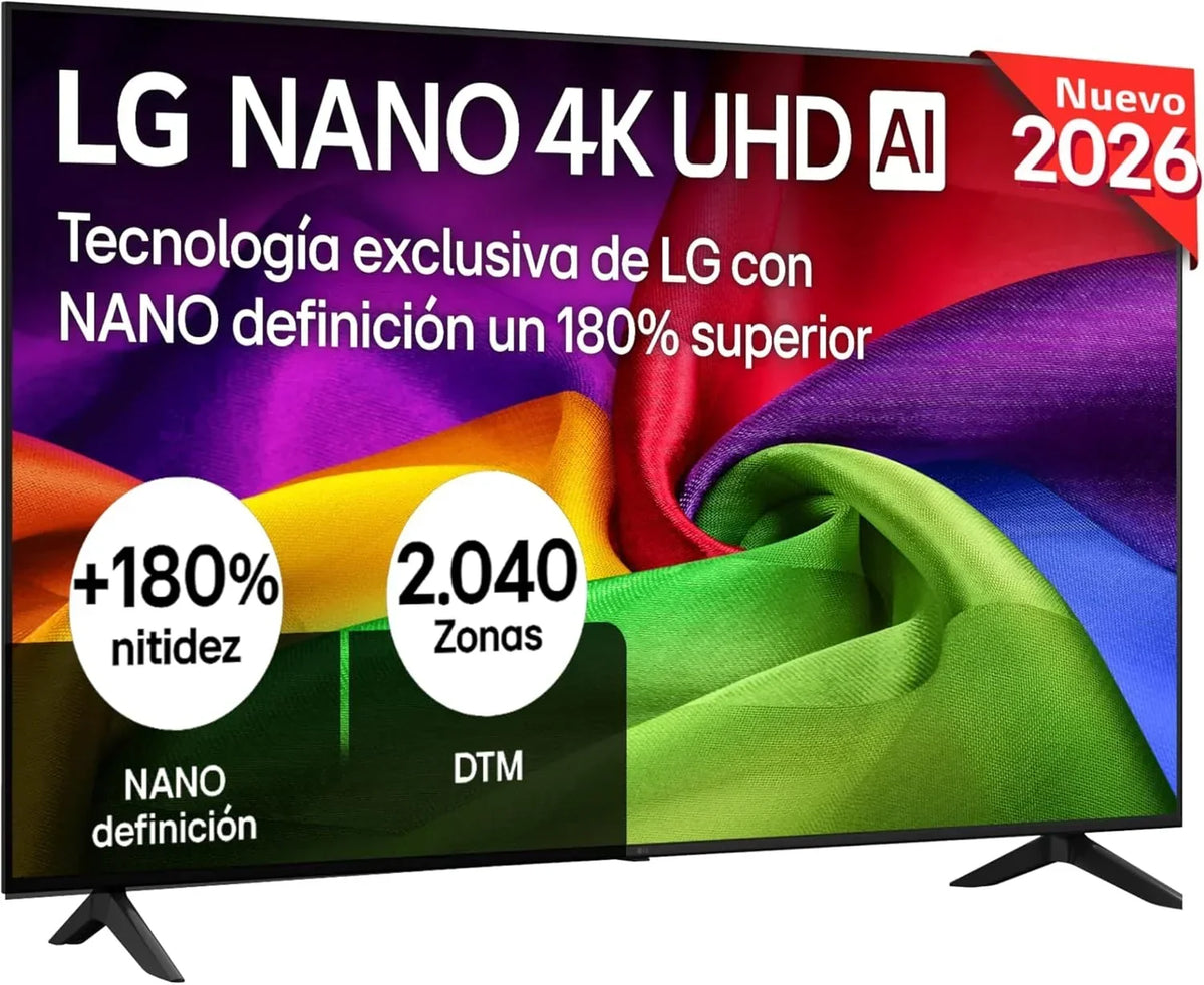LG 65UA73006LA - Telewizor 65", UHD 4K, WebOS 25, Ultimate IA, HDR10 Pro, Super Upscaling, Dolby Digital Plus, Google Assistant, Czarny
