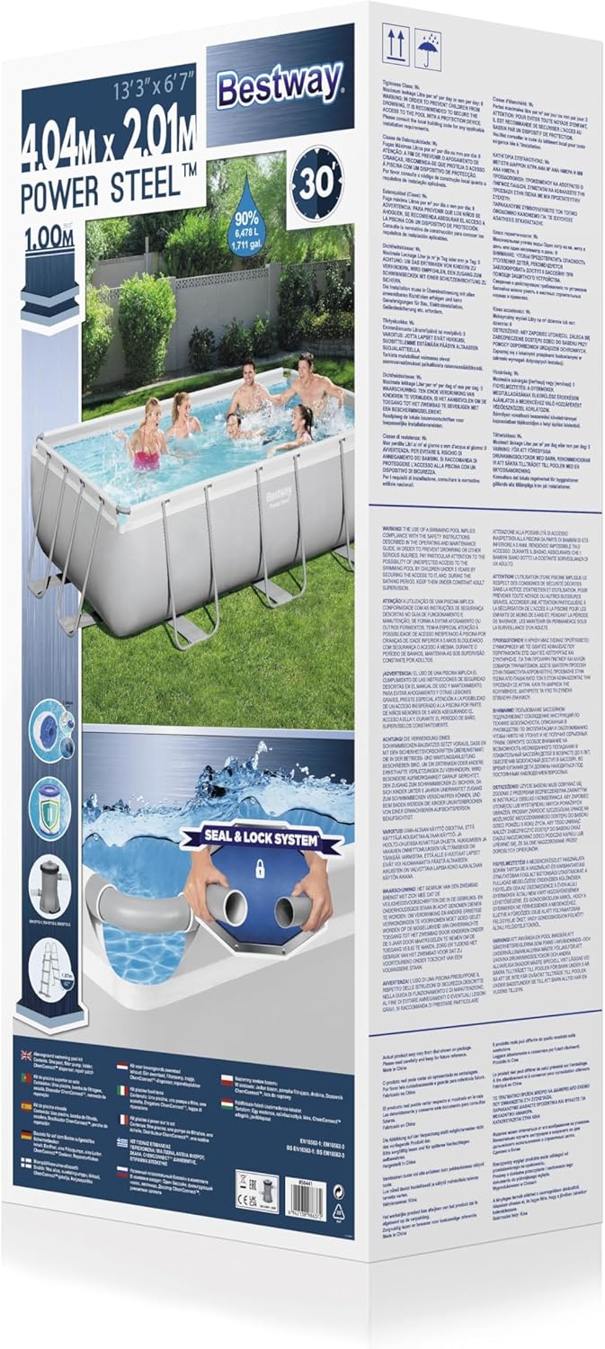 Basen prostokątny Power Steel™ 4,04 m x 2,01 m x 1,00 m
