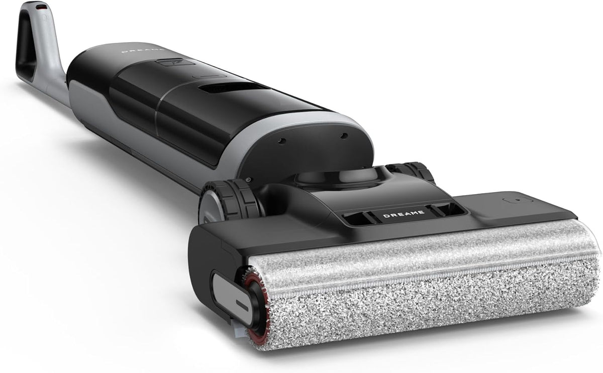 dreame H14 Pro odkurzacz na sucho i na mokro, płaska konstrukcja 180°, czyszczenie szczotki w temperaturze 60°C, suszenie w 5 min, automatyczne dozowanie roztworu, sterowanie aplikacją, 18 kPa