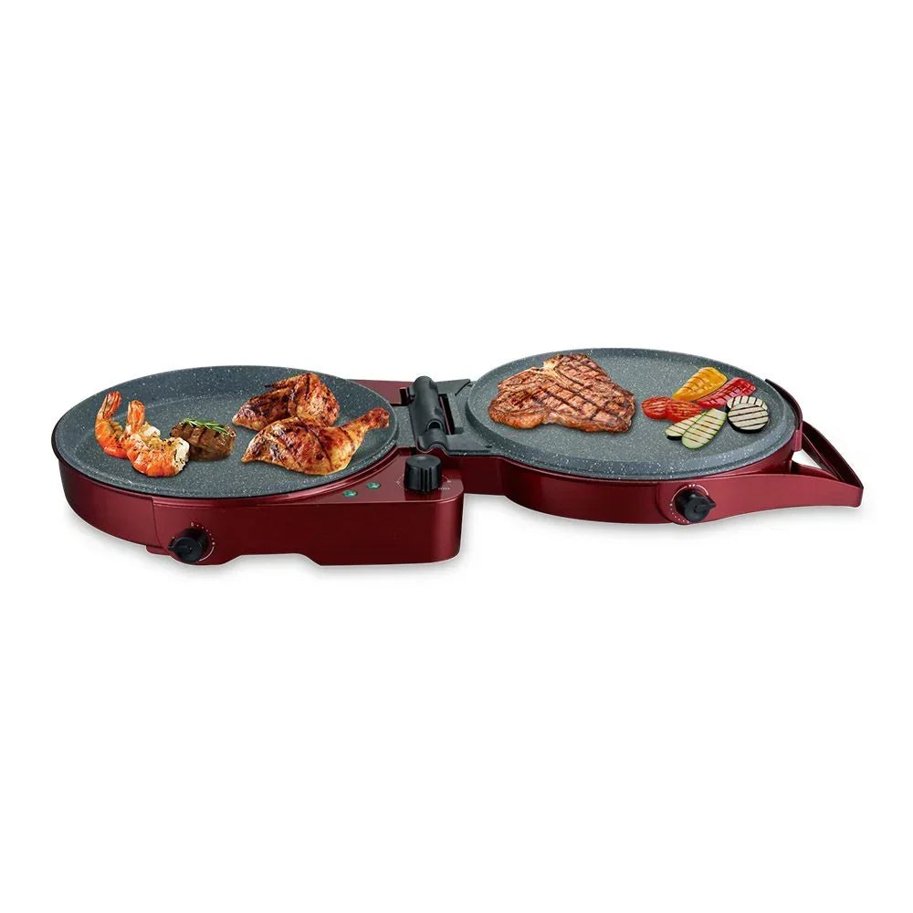 Piec do pizzy i grill 30cm 2w1 180º-1800W - Sogo Piz-ss-10125