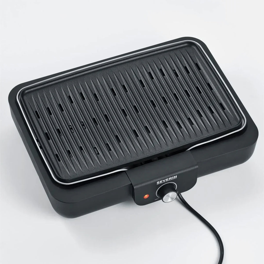 Grill stołowy z płytą grillową Severin PG 8556 - 2300 W czarny
