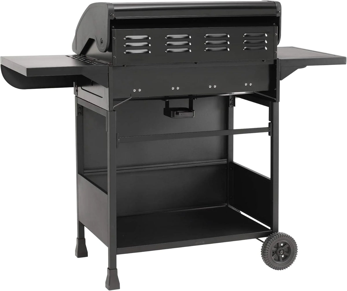 Grill gazowy „COLUMBUS” 4 + 1 palnik El Fuego® BBQ grill na kółkach, grill gazowy Barbecue AY 563
