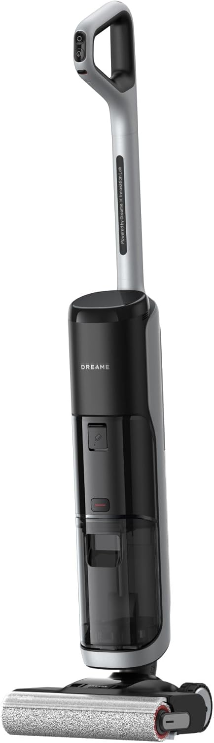 dreame H14 Pro odkurzacz na sucho i na mokro, płaska konstrukcja 180°, czyszczenie szczotki w temperaturze 60°C, suszenie w 5 min, automatyczne dozowanie roztworu, sterowanie aplikacją, 18 kPa