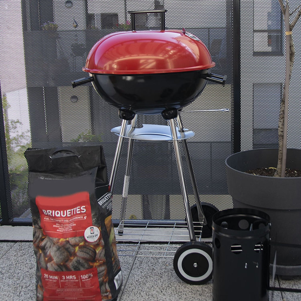 Livoo Grill Węglowy 41cm Czerwony/Czarny - Doc172r
