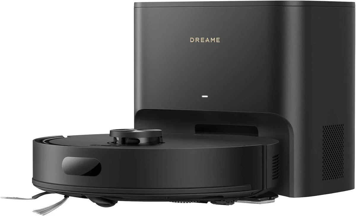 DREAME D20 Pro Plus Robot sprzątający 2 w 1 z funkcją odkurzania i mycia, 13 000 Pa, podwójna szczotka do sierści zwierząt, czyszczenie narożników, opróżnianie, nawigacja LDS, unikanie przeszkód laserem, podłogi twarde/dywany, 5200 mAh