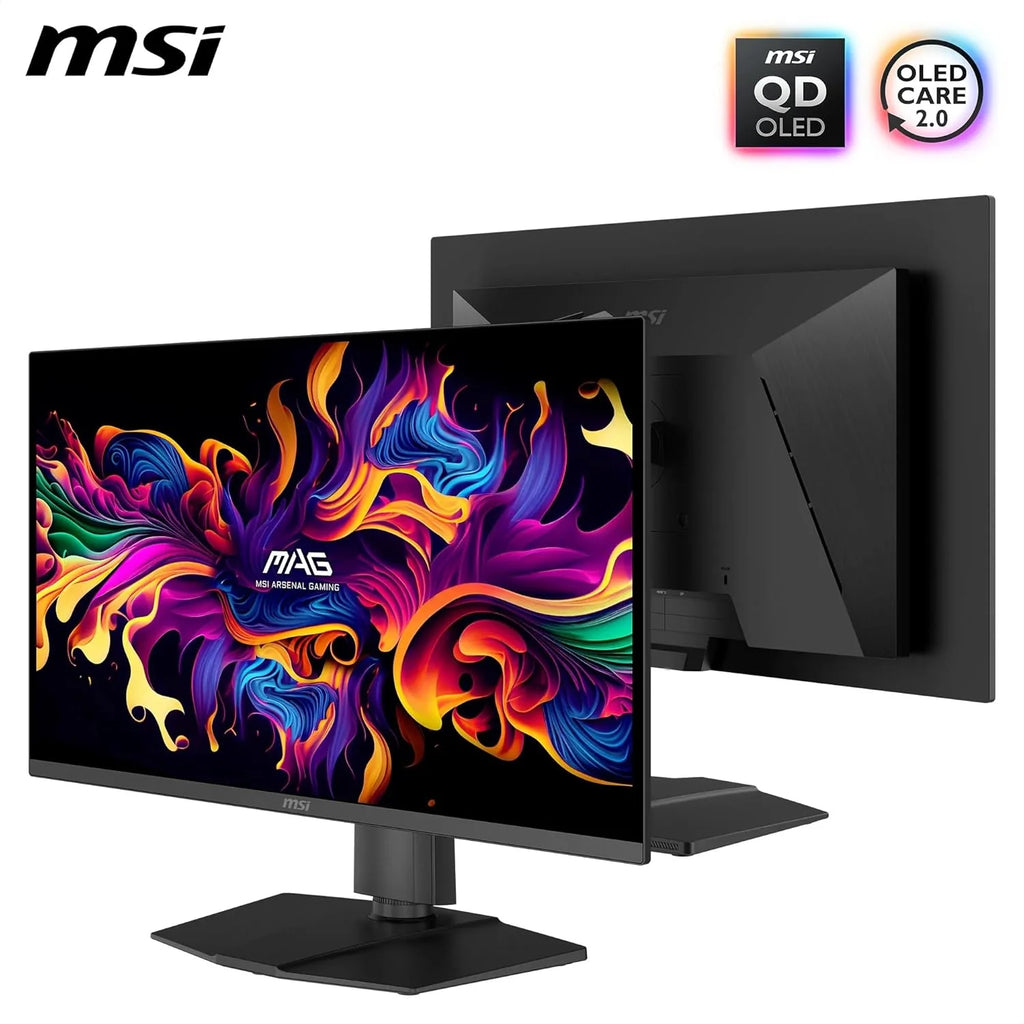 MSI MAG 273QP QD-OLED X24 Gaming Display 26,5" WQHD - Panel Quantum Dot OLED 2560 x 1440, 240Hz / 0,03ms, 99.1% DCI-P3, XXL) E≤2, DisplayHDR True Black 400 - DP 1.4a, HDMI 2.1.