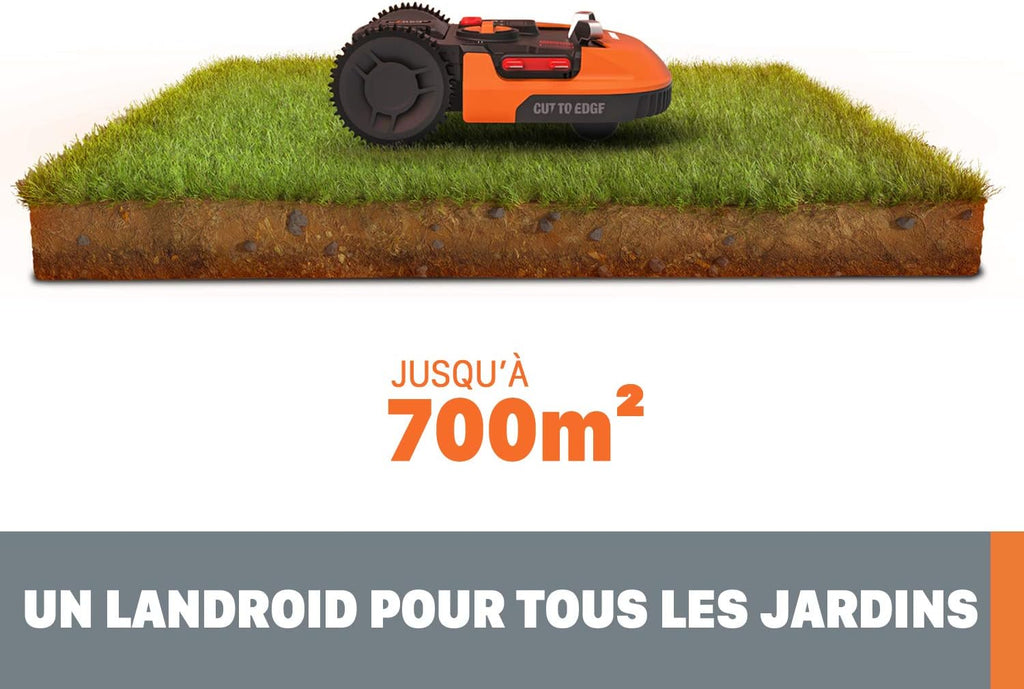 Worx Landroid Robot Koszący, Wielokolorowy, 18 cm