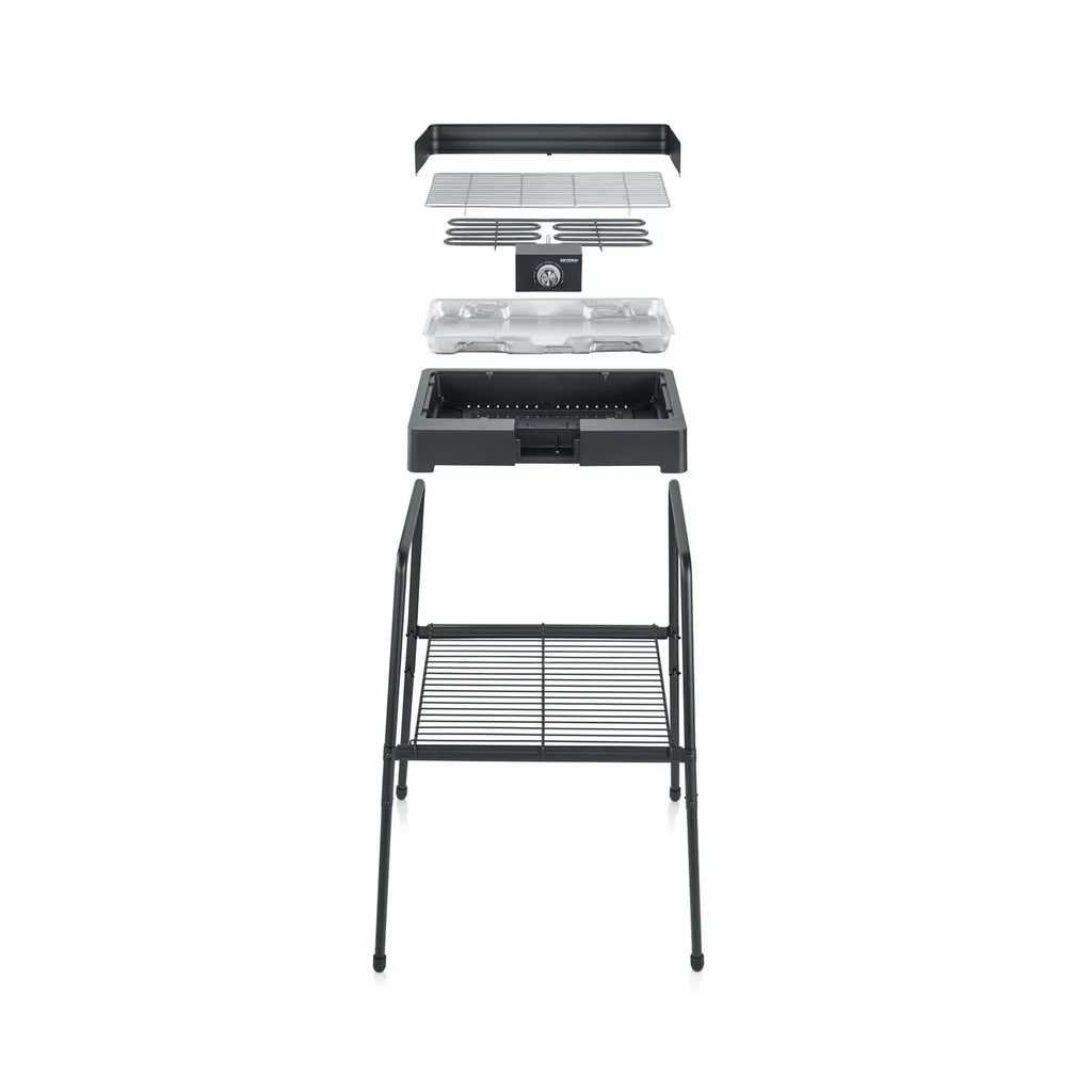 Grill elektryczny z nóżkami czarny 2200 W PG 8566 Severin