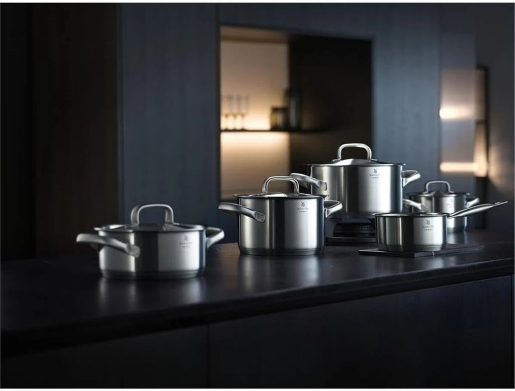 Wmf Gourmet Plus, zestaw garnków, metal, srebrny, 5 sztuk