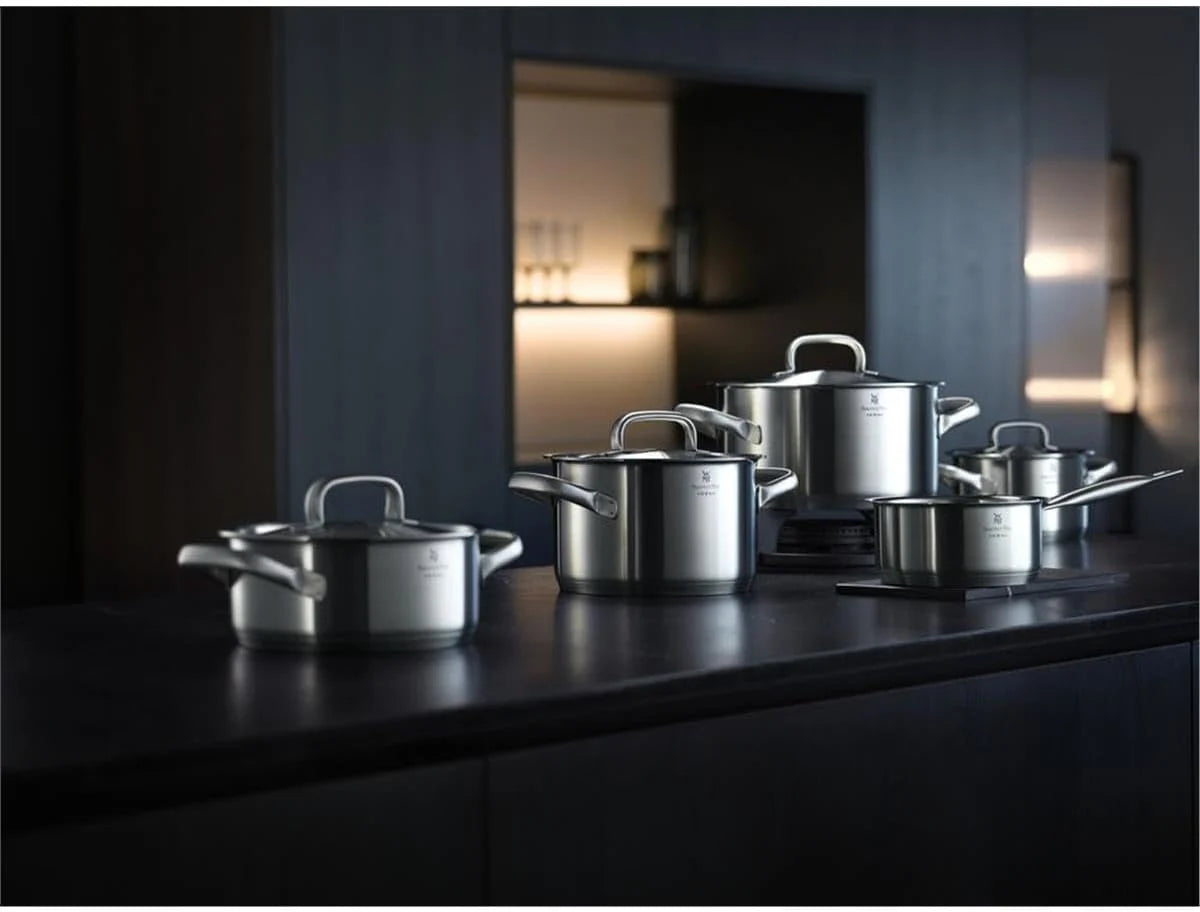 Wmf Gourmet Plus, zestaw garnków, metal, srebrny, 5 sztuk