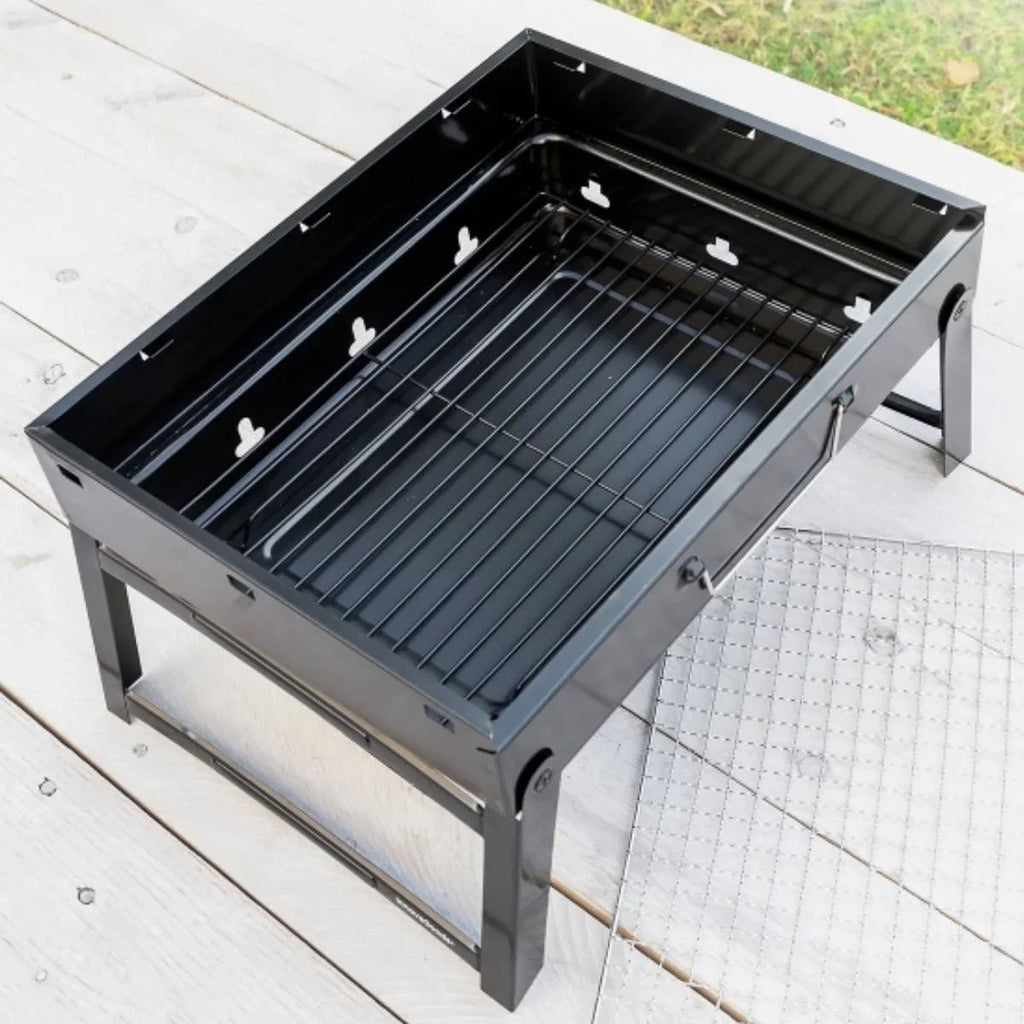 Przenośny składany grill węglowy Innovagoods 35x27cm dla 2 osób (żelazo)