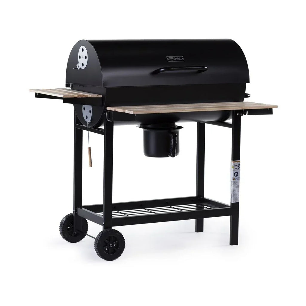 Grill węglowy „king” – 95 x 63 x 105 cm – czarny