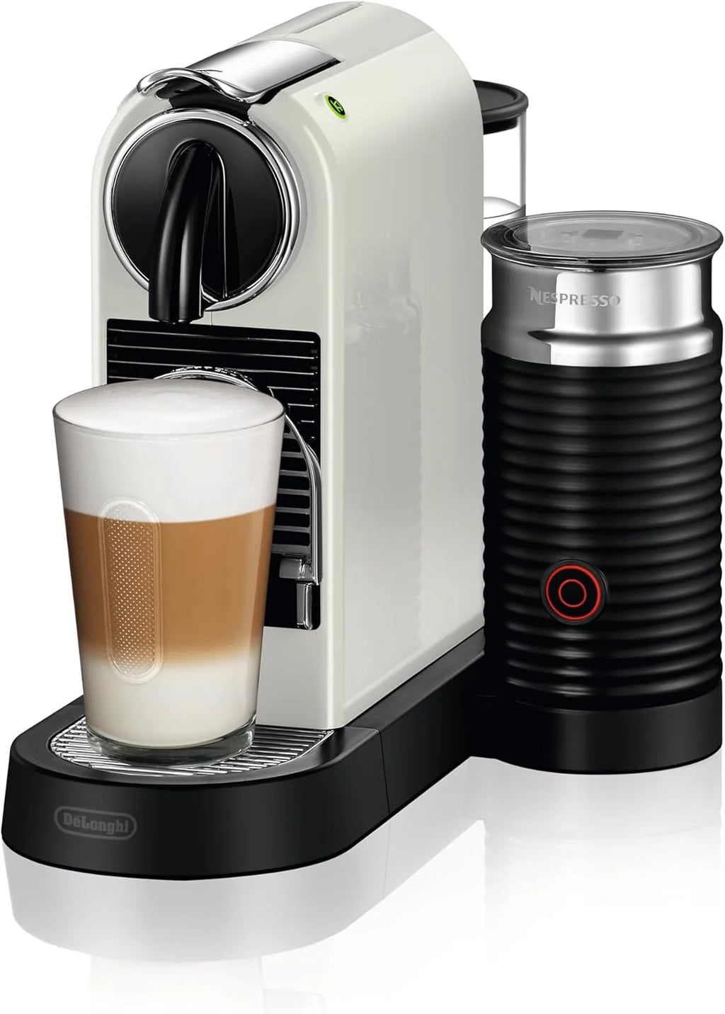DeLonghi Nespresso Citiz EN267.WAE Ekspres do kawy na kapsułki, specjalny system ekstrakcji, 1710 W, 1 L, tworzywo sztuczne, biały