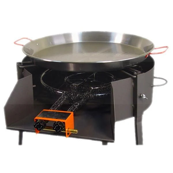 Grill okrągły z podstawką do paelli Ø60x75cm. 71582