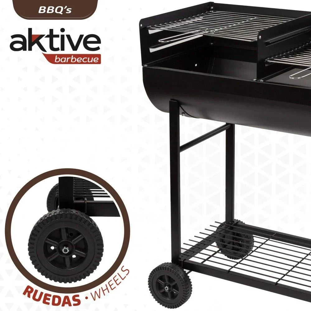 Grill Węglowy Z Podwójnym Rusztem Aktive