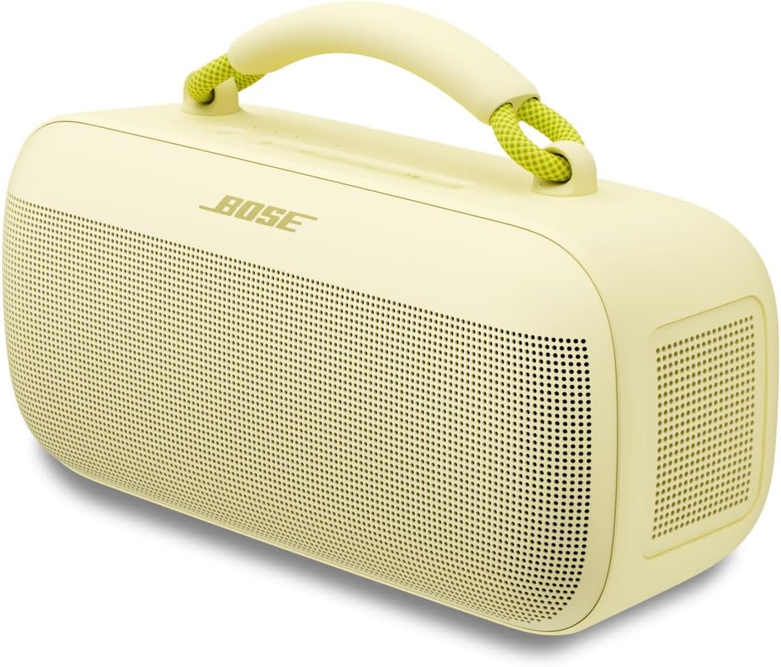 Bose SoundLink Max, przenośny głośnik Bluetooth do użytku zewnętrznego z mocnym basem, wodoodporne stereo z połączeniem Bluetooth i USB-C, do 20 godzin pracy, wejście AUX 3,5 mm, kolor czarny