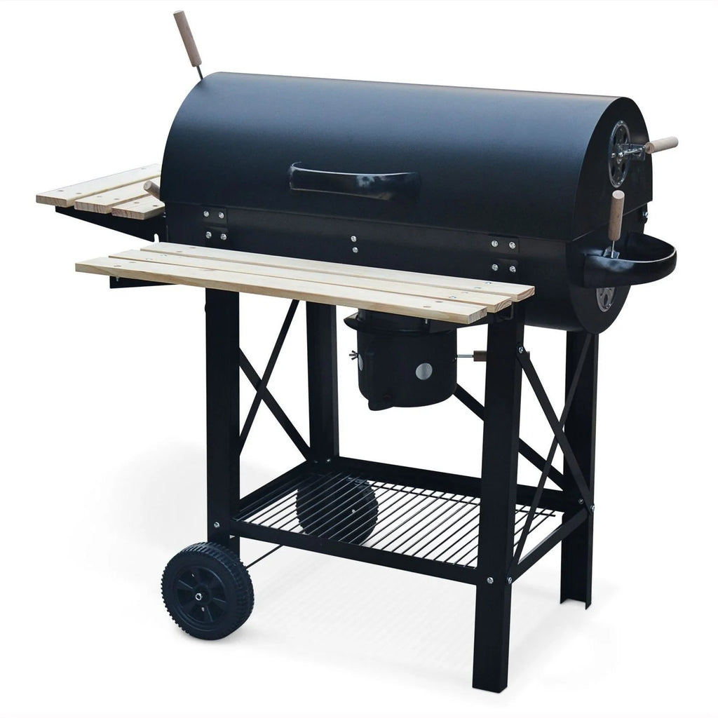 Grill węglowy Barbacoa Serge, kolor czarny, z popielnikiem -