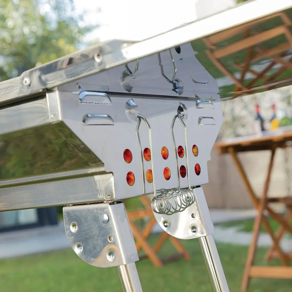 Składany Grill Węglowy Ze Stali Nierdzewnej Innovagoods Stal Nierdzewna Stal