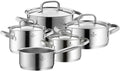 Wmf Gourmet Plus, zestaw garnków, metal, srebrny, 5 sztuk