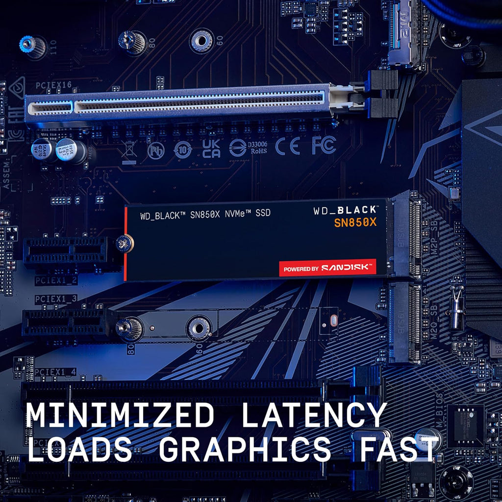 WD SN850X 4TB M.2 2280 PCIe Gen4 NVMe Gaming SSD do 7300 MB/s prędkość odczytu