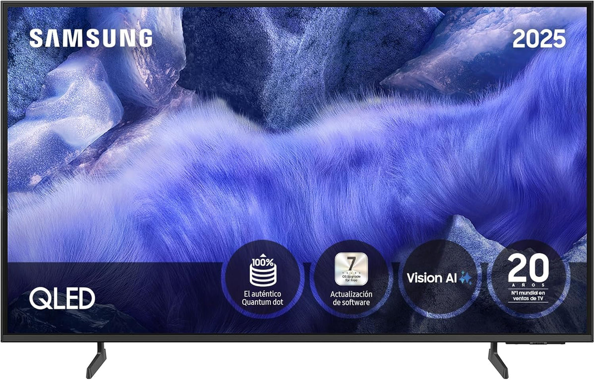 Telewizor Samsung QLED QE1F 55 cali 4K Smart TV z Vision AI, 100% natężeniem koloru (100% Color Volume) z Quantum Dot i ponad 500 kanałami TV Plus