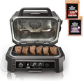 Ninja Woodfire Pro XL Grill i Wędzarnia Zewnętrzna 4 w 1 z Termometrem, Grill Master, Grill Wędzarniczy, Frytkownica Beztłuszczowa Zewnętrzna, Piekarnik, Przenośny, Elektryczny, Ciemnoszary, OG850, 2026