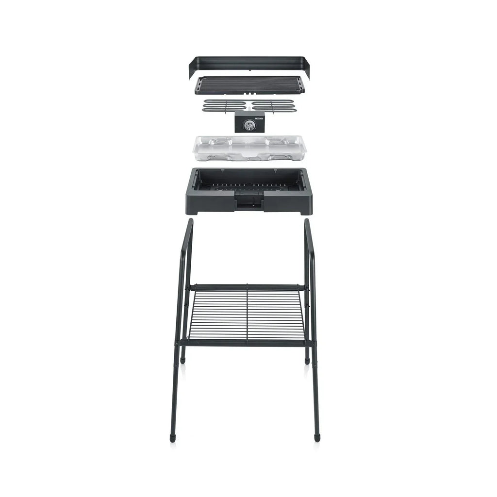 Grill elektryczny stojący z rusztem ryflowanym 2200 W PG 8568 Severin